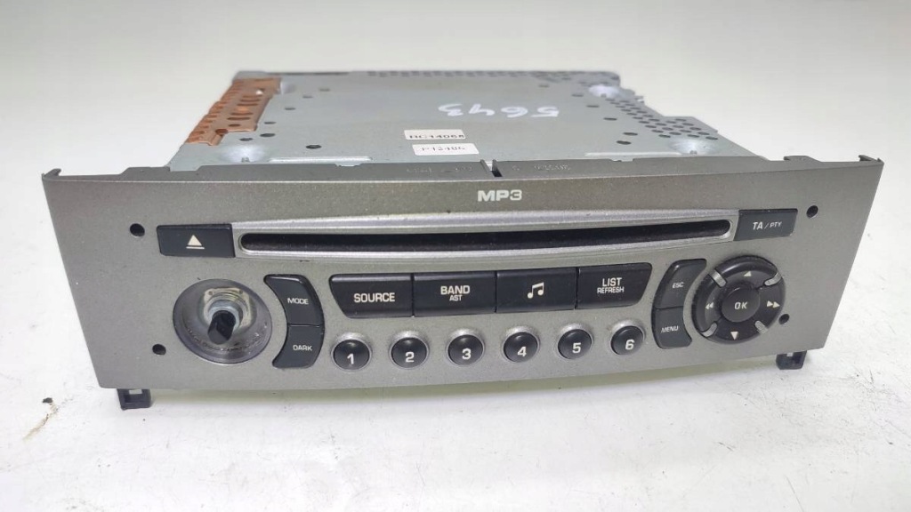 фото №1, Радио проигрыватель 96650206 peugeot 308 i t7