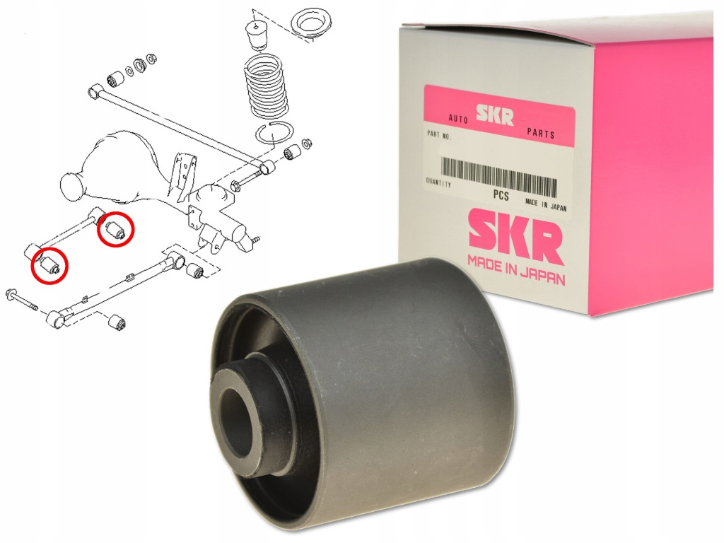 фото №1, Nissan terrano iii r50 95-03 втулка важеля задня