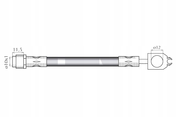 фото №2, Nk 854766 шланг гальмівний гнучкий