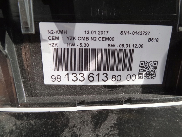 фото №6, Citroen c3 iii 2016 1,2 vti лічильник 9813361380-00