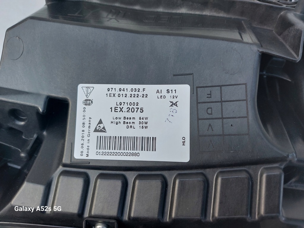 фото №13, Лампа правий перед porsche panamera full led ideał