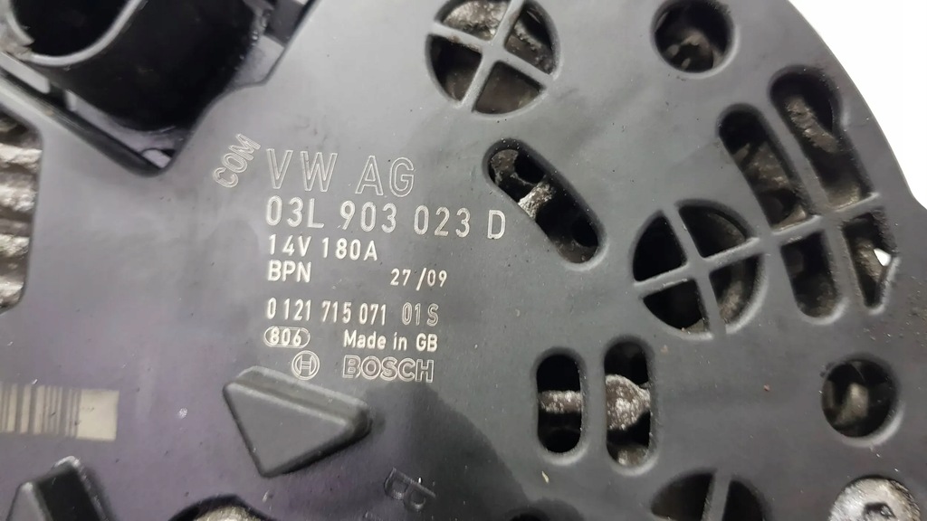 фото №5, Генератор 03l903023d vw passat b7 1.6tdi