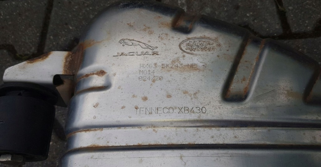 фото №12, Jaguar xf x260 2.0d 4x4 awd гаситель конечный выхлоп левый хром hx63-5k243-ne