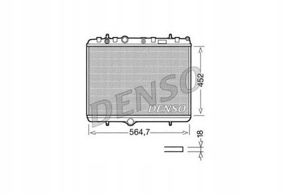 Denso drm21055 радиатор, система охлаждение двигателя Цена