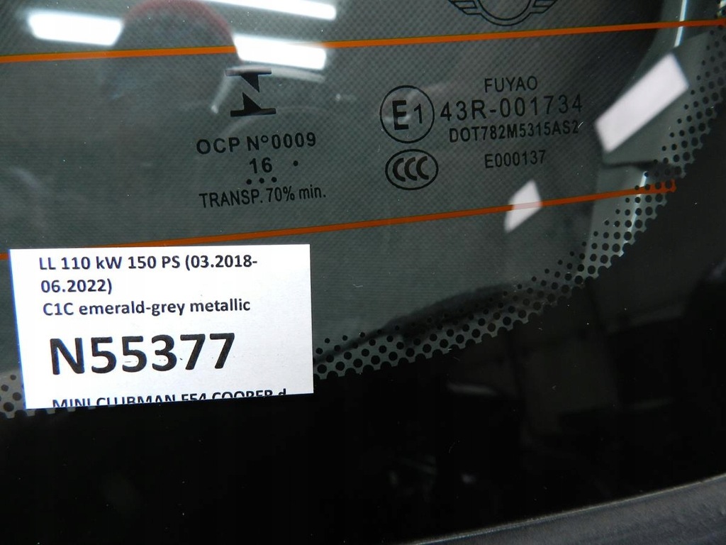 фото №5, Mini clubman f54 кришка багажника задня права c1c