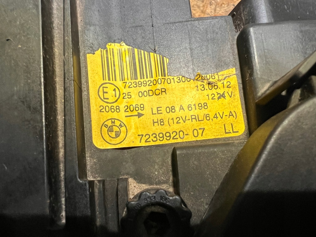 фото №14, Bmw 3 e92 e93 lift лампа ліва права bi-xenon lci 7239920 7239919