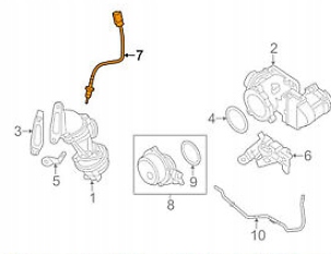 фото №8, Bmw 1 e81 датчик температури egr 13627811913 7811913