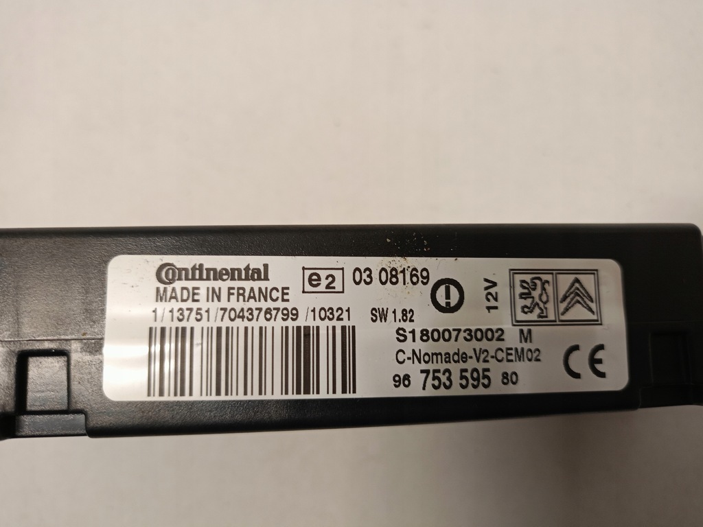 фото №6, Модуль блок керування 9675359580 peugeot rcz