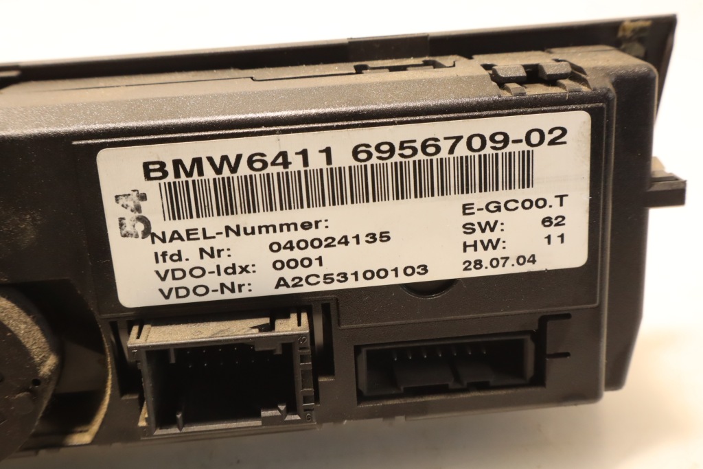 Панель управление обдув bmw 1 e87 116i 6956709-02 с Разборки