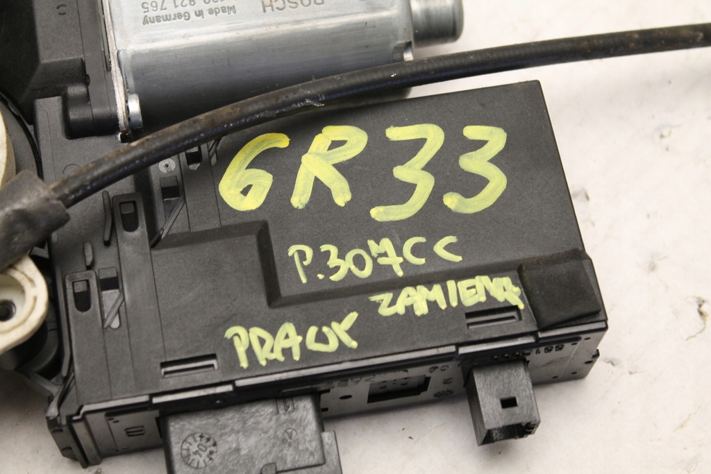 фото №10, Механизм стекло правый перед peugeot 307 cc cabrio