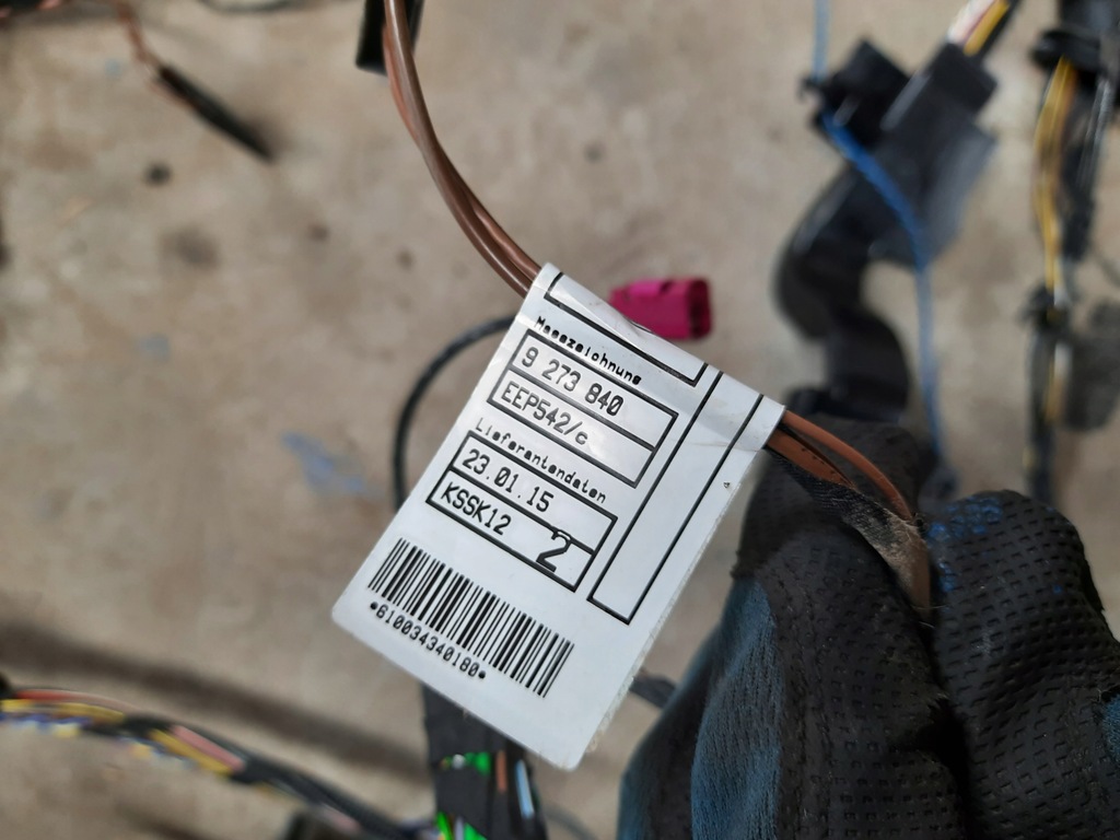 фото №13, Bmw x1 e84 2.0i lift джгут відсік, салону