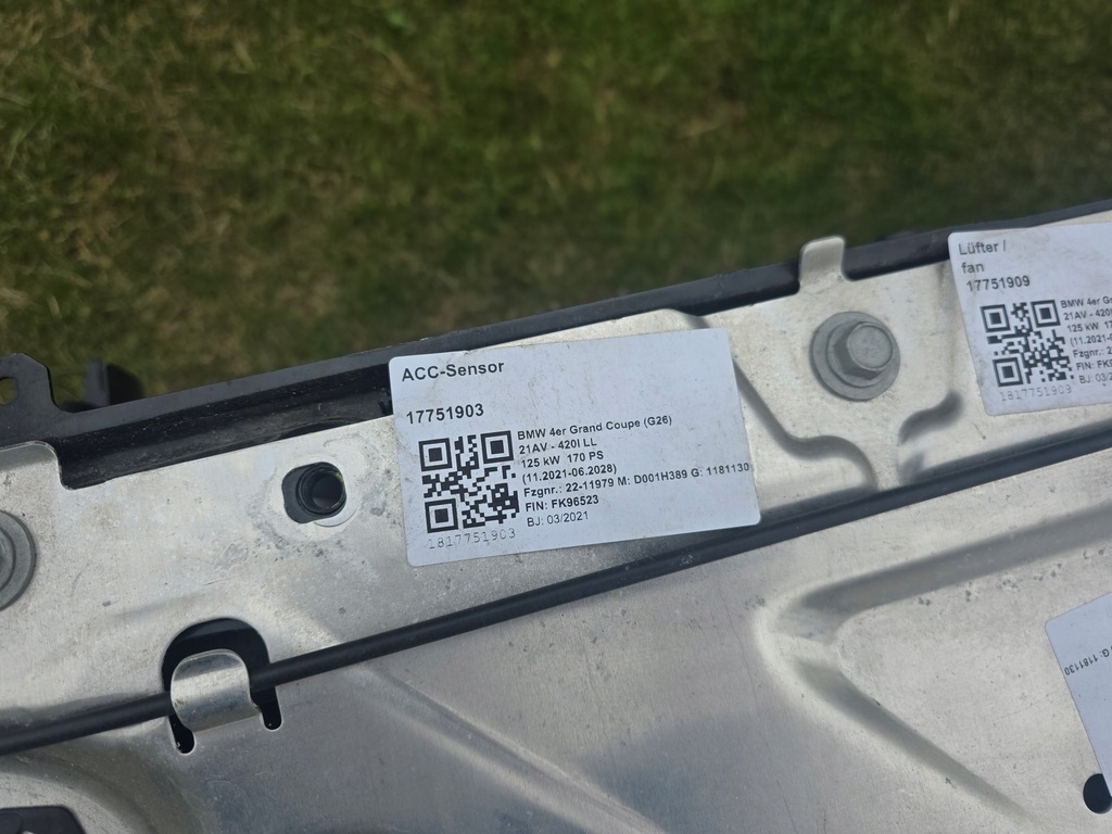 фото №11, Бампер pas радиатор лампы laser bmw g26 420i