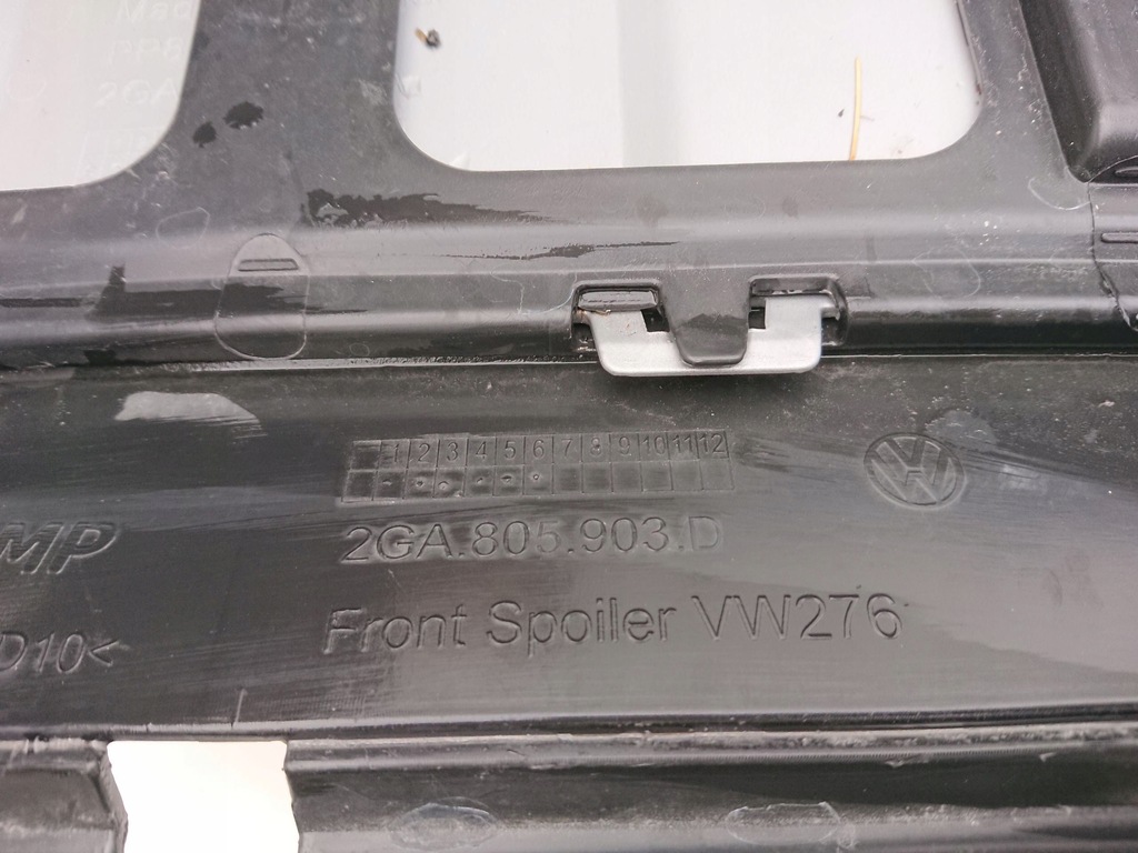 фото №10, Vw t-roc 2ga спойлер бампер передний перед