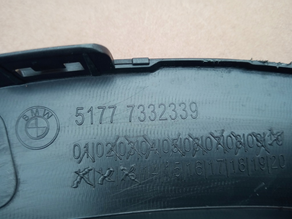 фото №9, Bmw x1 f48 левая молдинг крыла задняя 7332339