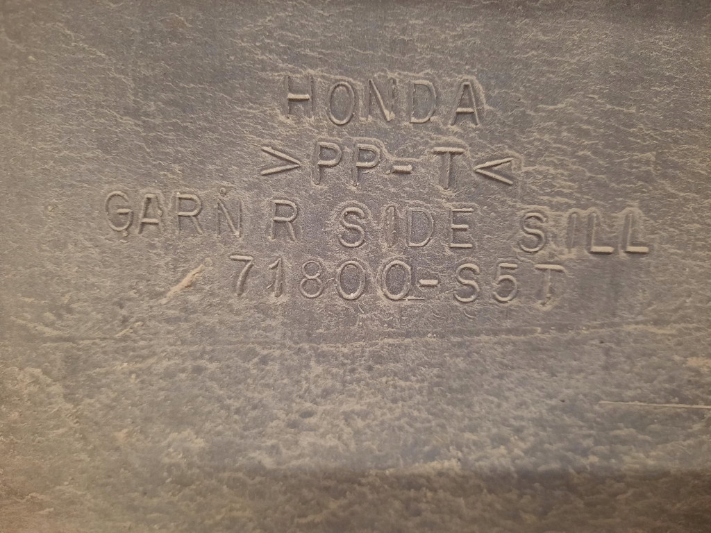 фото №11, Honda civic vii lift 03-05 молдинг поріг зовнішня права 71800-s5t nh674p