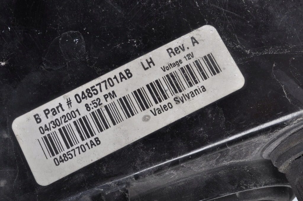 фото №8, Chrysler voyager iv лампа левая передняя левый перед 04857701ab