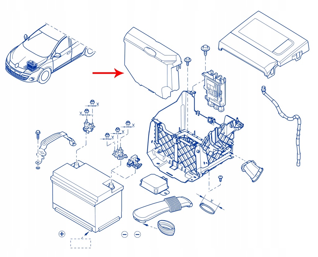 фото №5, Корпус крышка компьютер renault trafic iii оригинал
