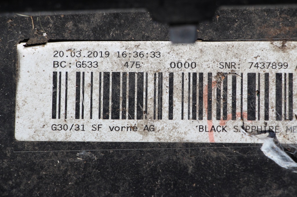 Bmw 5 g30 g31 бампер перед передний na 6 датчиков pdc 2017-2021 с Разборки