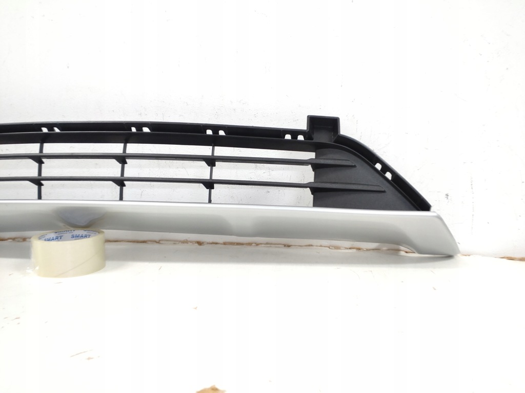 фото №10, Накладка нижня бампера передній ford edge lift 2019- спойлер сріблястий