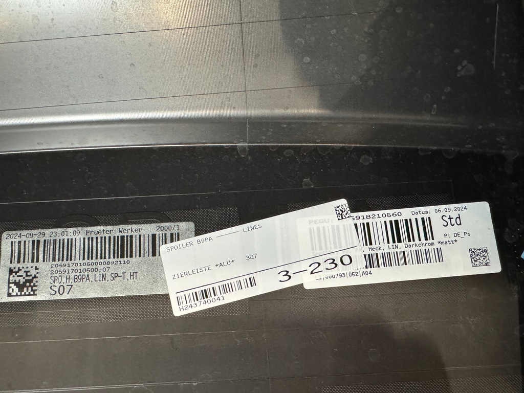 фото №16, Audi a4/s4 b9 8w kombi lift 2024 бампер задня 4xpdc 8w9807067q ly9b 0km