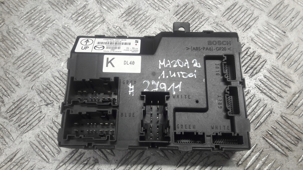 фото №1, Модуль блок управления комфорта mazda оригинальный номер dl40-67560-b
