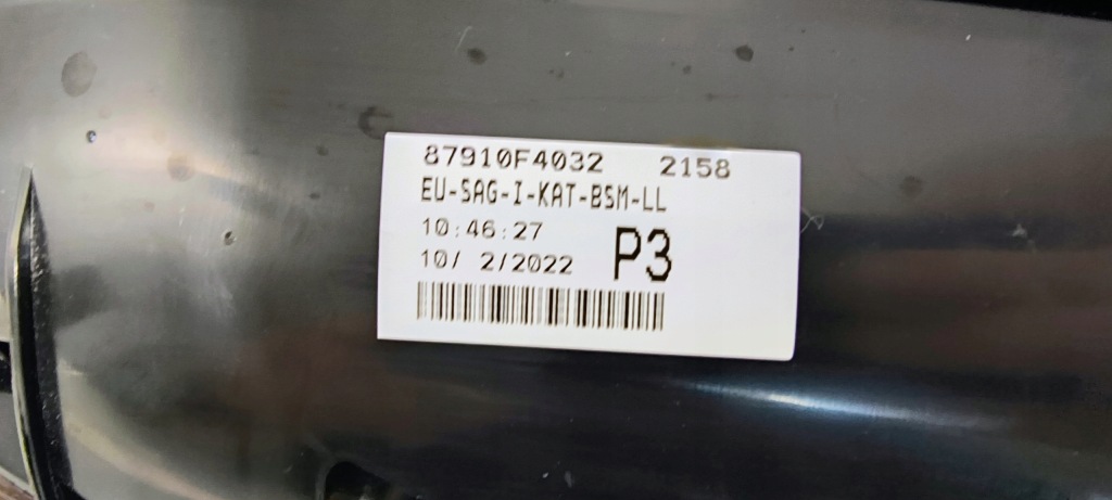 фото №15, Зеркало наружное правое камера 11 pin toyota c-hr 17-