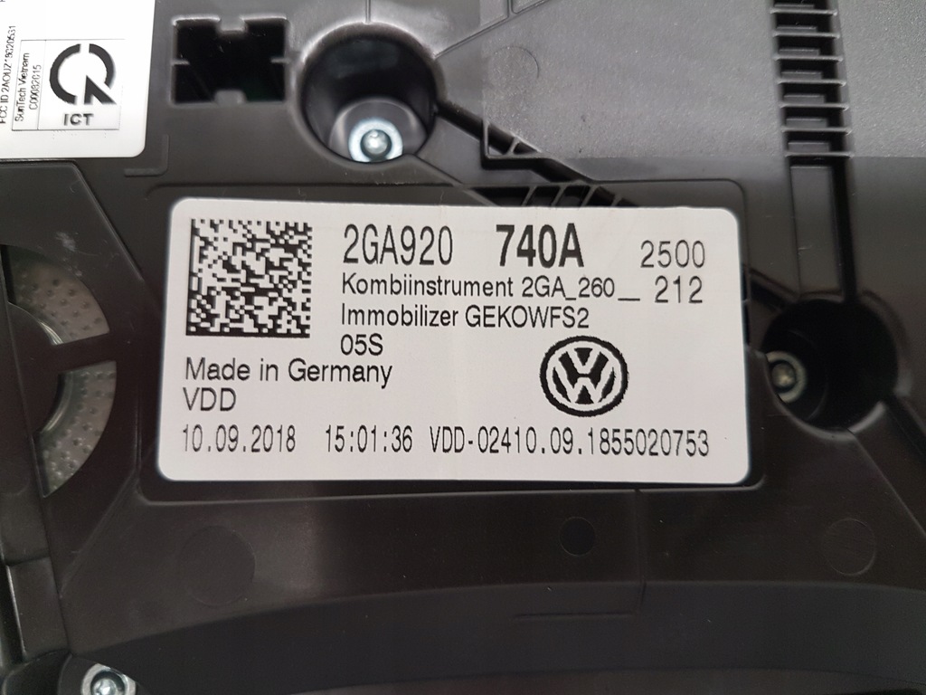 фото №5, Vw t-roc лічильник прилади оригінал 2ga920740a