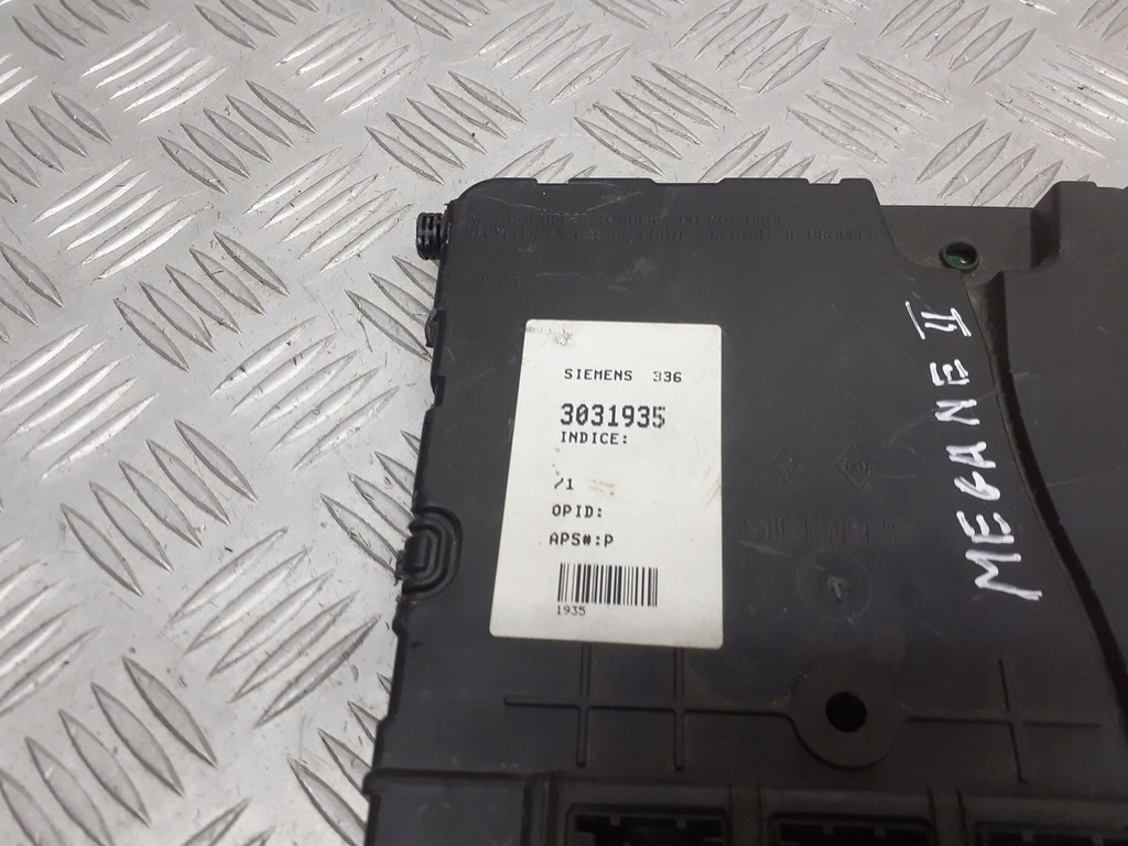 фото №4, Коробка модуль bsi renault megane ii 1.5 dci