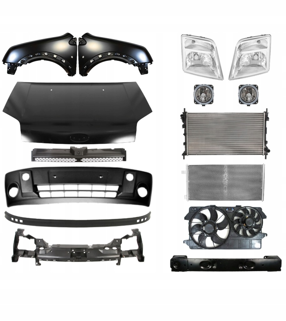 фото №1, Ford transit tourneo connect 02-06 капот крыло