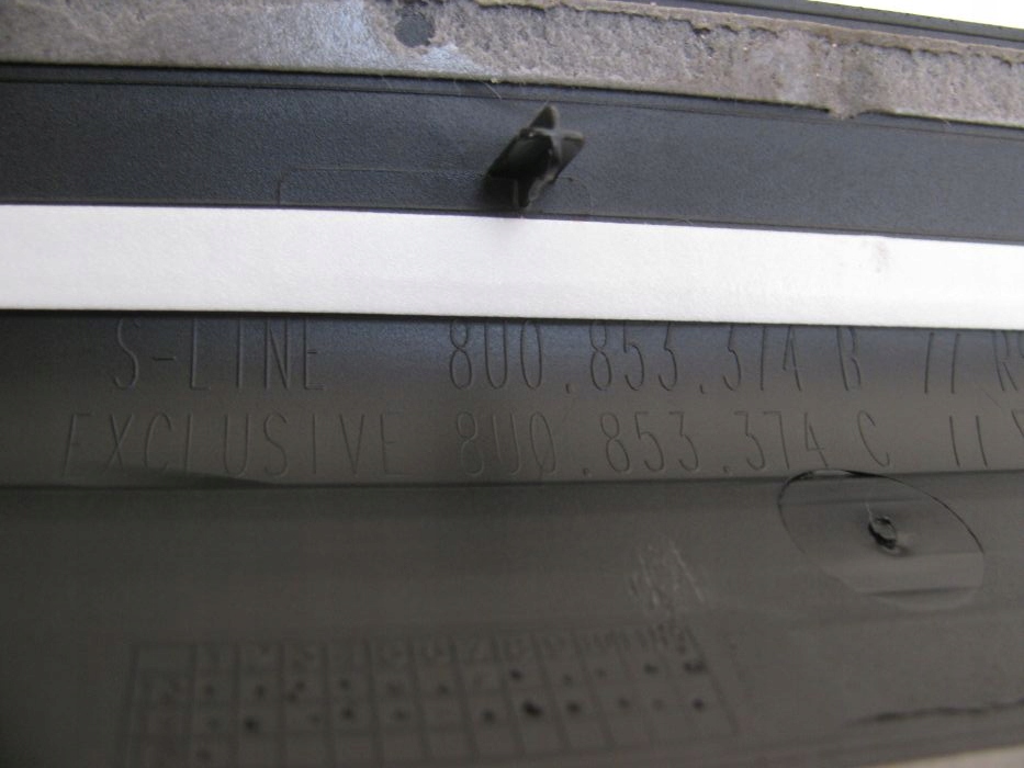 фото №10, Audi q3 8u lift накладки накладки пороговые s-line kpl