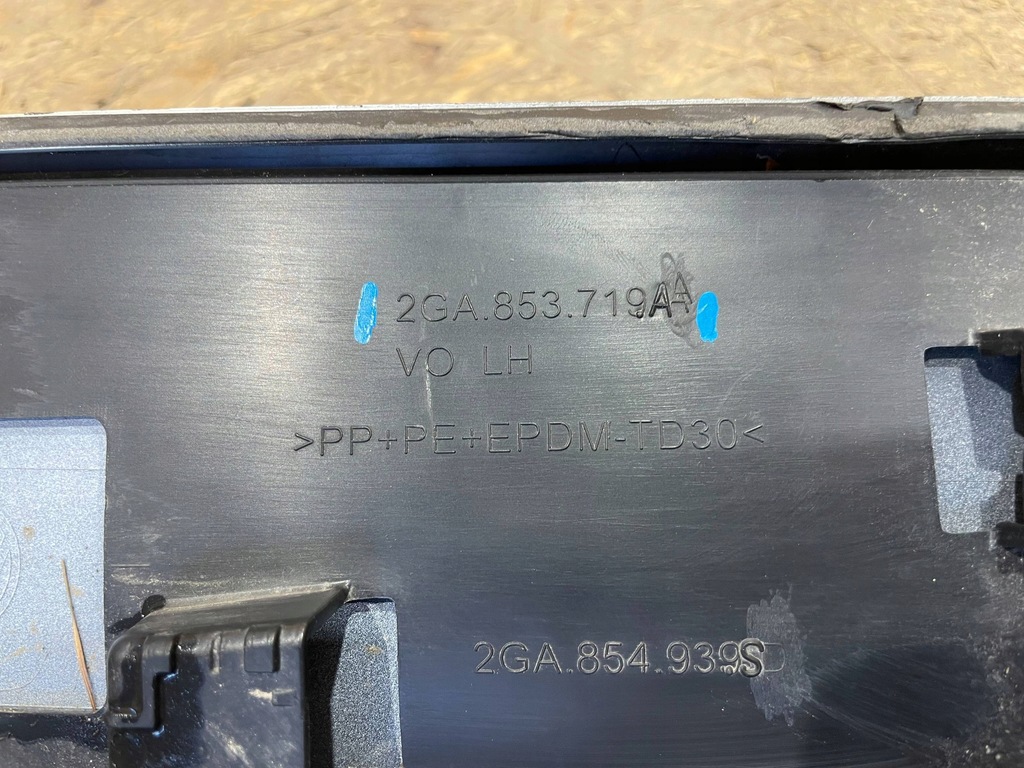 фото №8, Vw t-roc troc 2ga 17- r-line молдинг нижняя дверь левая перед передняя