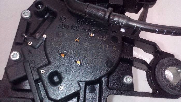 фото №6, Моторчик дворники задняя vw polo 9n 6q6955711a