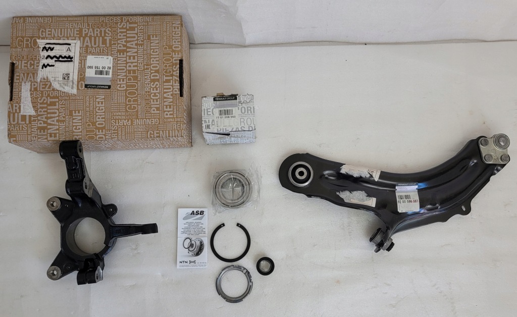 фото №1, Поворотний кулак права перед важіль підшипник renault kangoo ii 2008- citan w415 12-