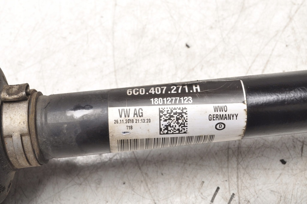 фото №6, Fabia iii 1.0 12v приводной вал левая короткий 6c0407271h 19r