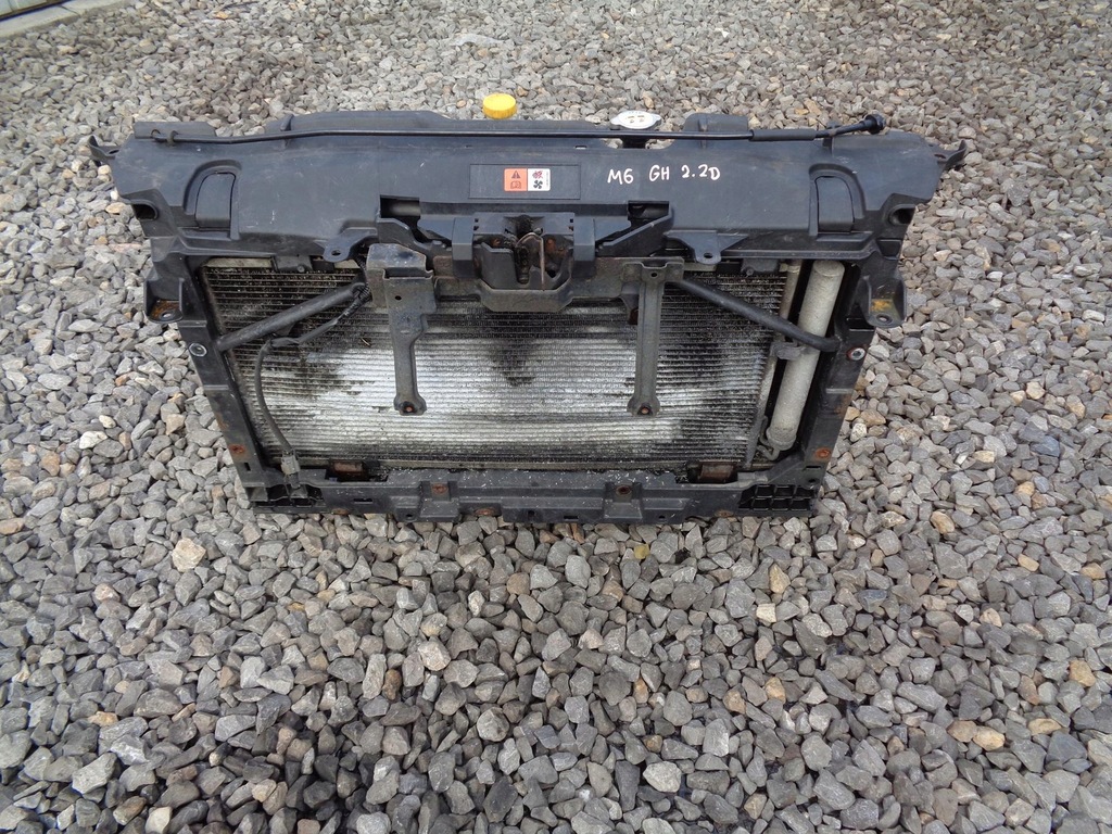 фото №1, Pas передній радіатор kpl mazda 6 ii 2.2d gh 07-