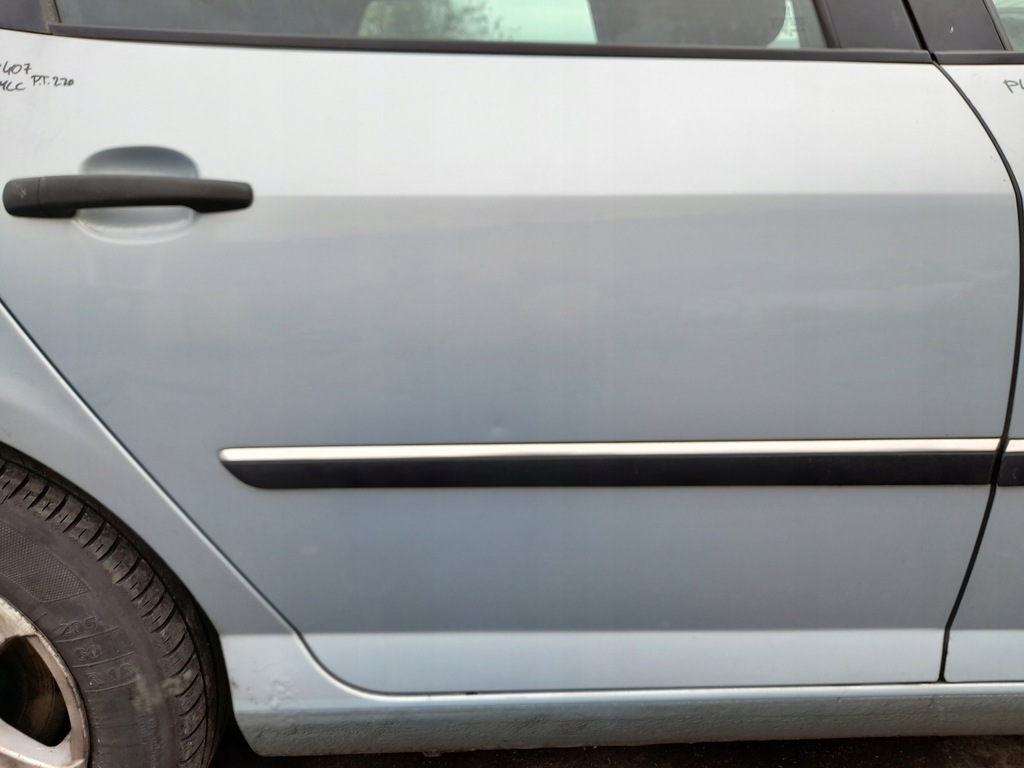 фото №10, Peugeot 407 sw двері правий задня праве задні eylc