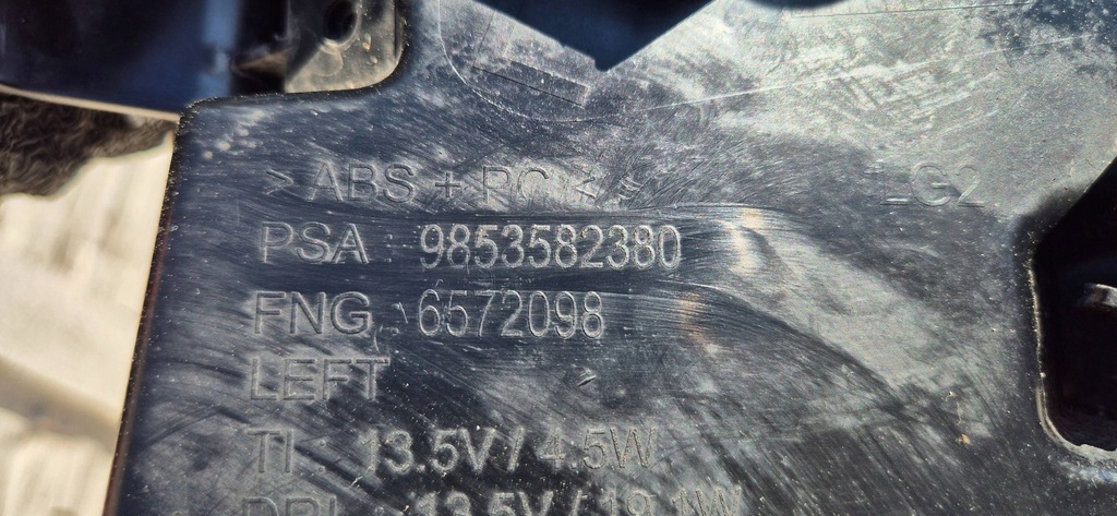 фото №16, Citroen ds7 lift 22-25 лампа led drl лівий niebieski org