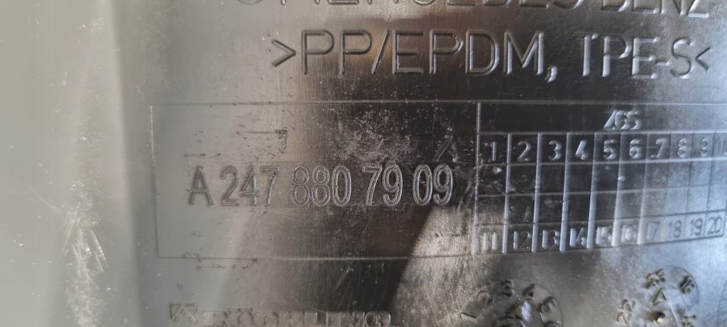 фото №10, Mercedes w247 h247 подкрылок левая левый перед передние a2478807909