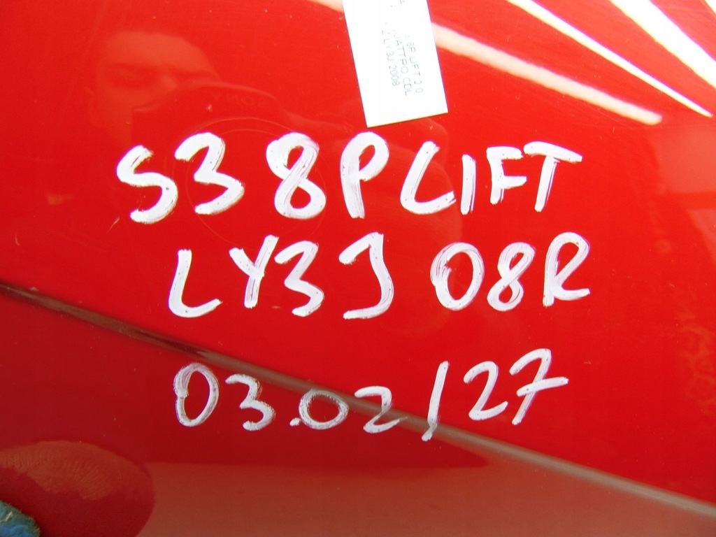 фото №10, Крыло правый перед audi s3 a3 8p lift ly3j 08-