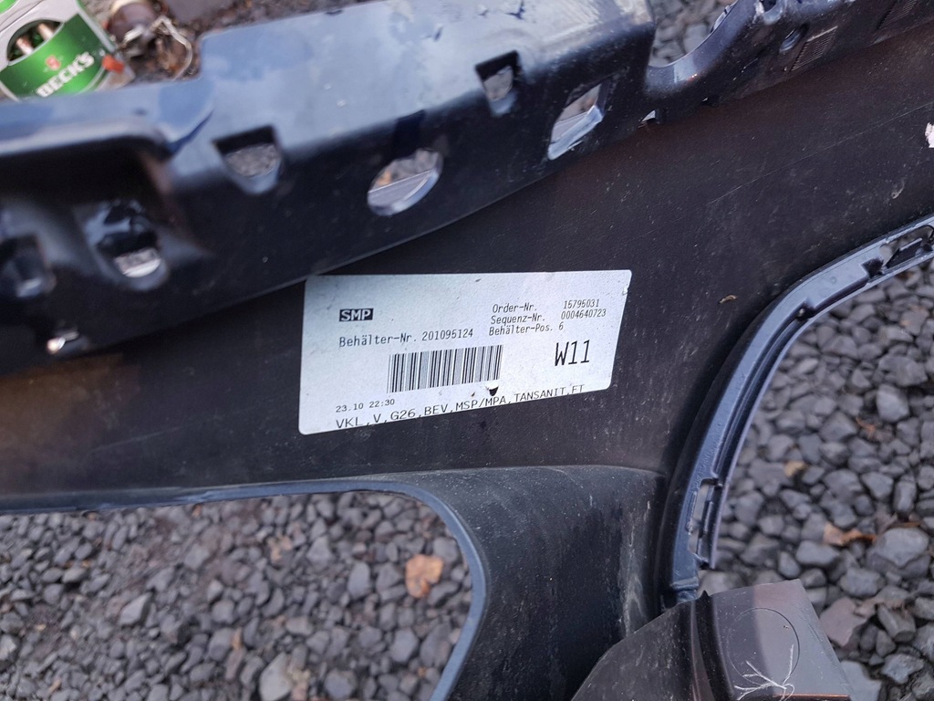 фото №11, Bmw 4 i4 g26 m-pakiet бампер перед передній напрямна гарний ні клеєний