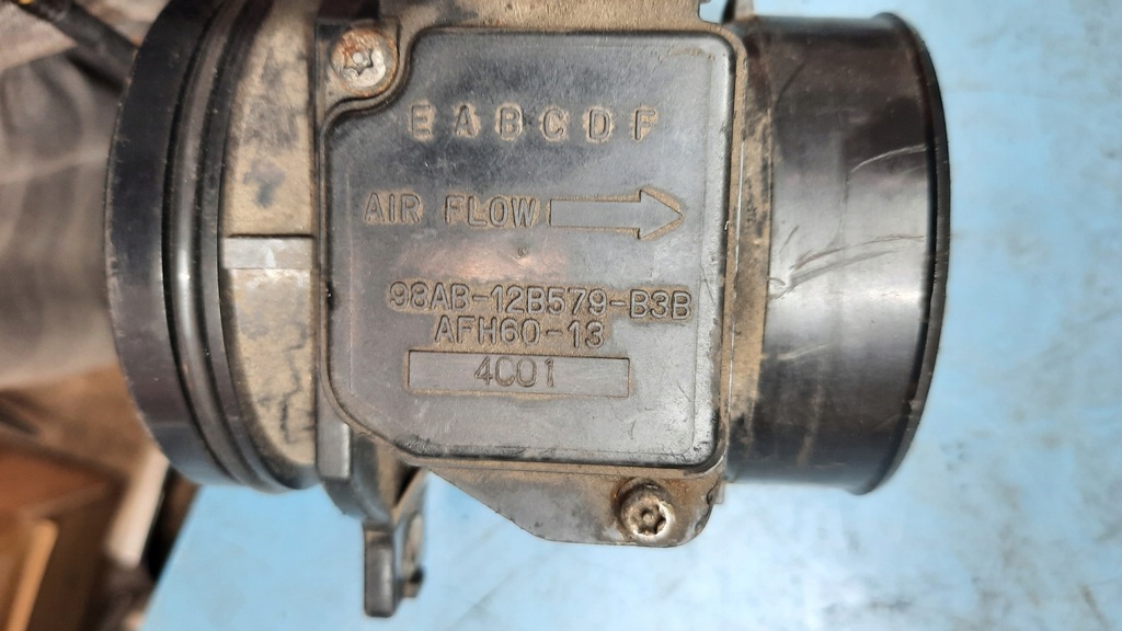 фото №4, Расходомер 98ab-12b579-b3b ford focus mk1 1.8d