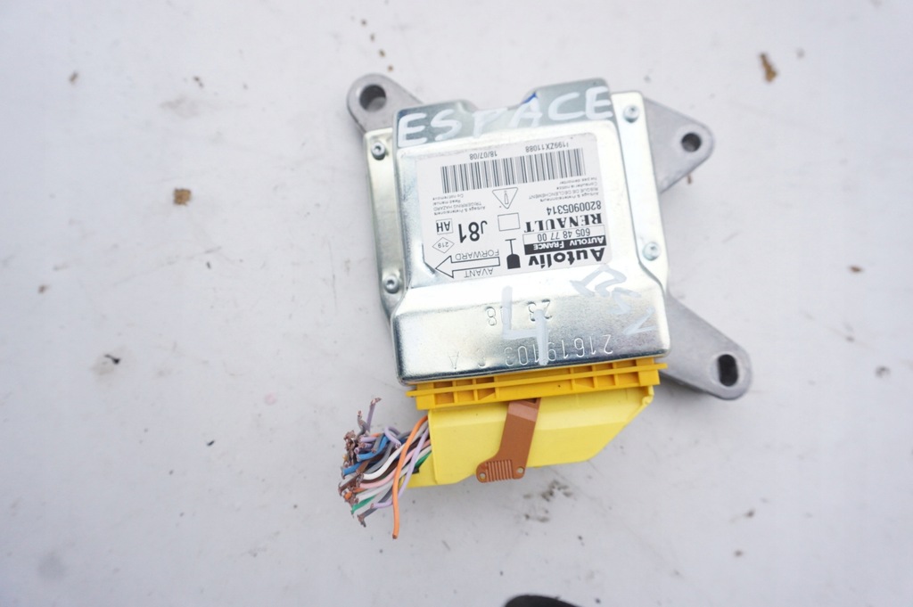 фото №1, Датчик air bag 8200905314 renault espace 4 iv