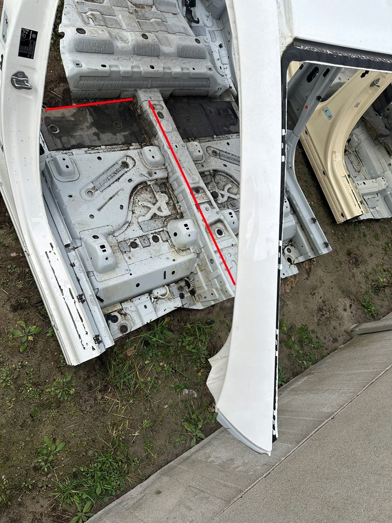 фото №7, Блок двигателя правый, блок двигателя b, порог, pilar, четверть правая mercedes eqa w243 c149