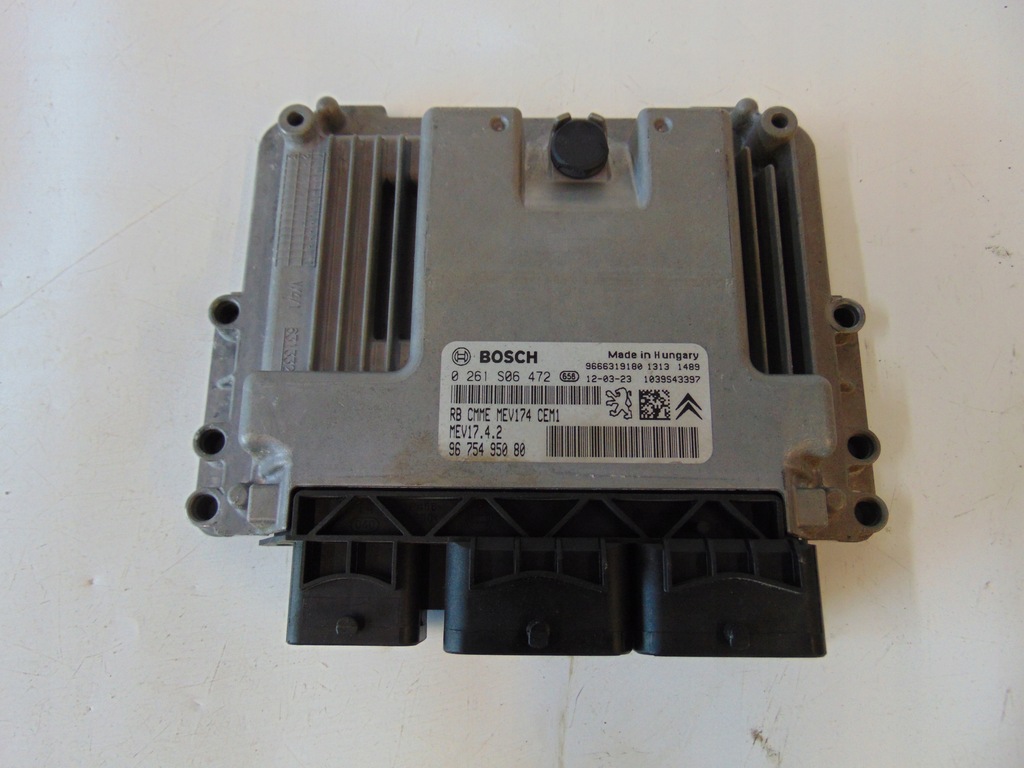 фото №1, Peugeot partner ii tepee 1.6 бортовой компьютер двигателя 9675495080