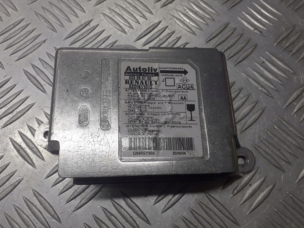 фото №1, Модуль подушка безпеки renault scenic ii 8200411013