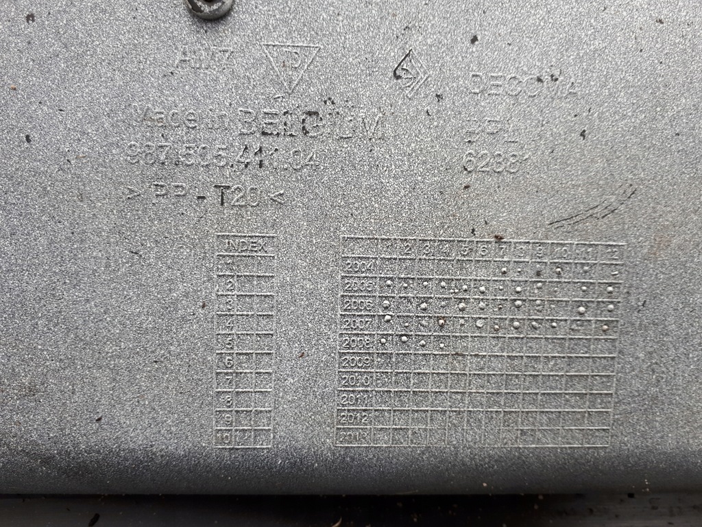 фото №11, Porsche оригинальный номер 98750541104 бампер