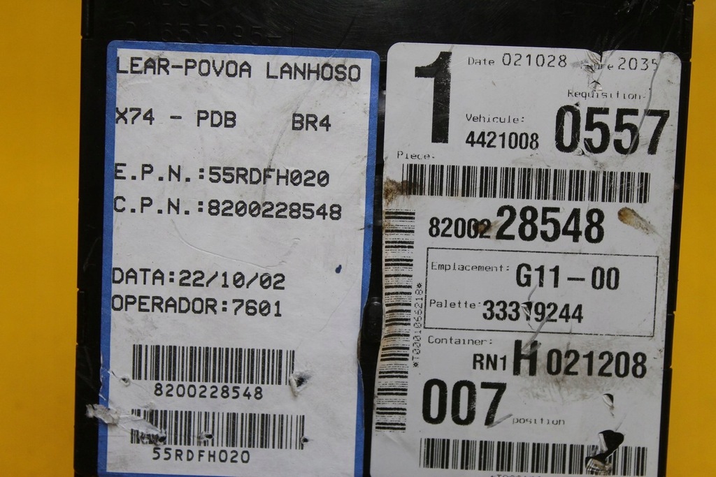 фото №6, Модуль коробка bsi laguna ii 8200228548 1.9 dci