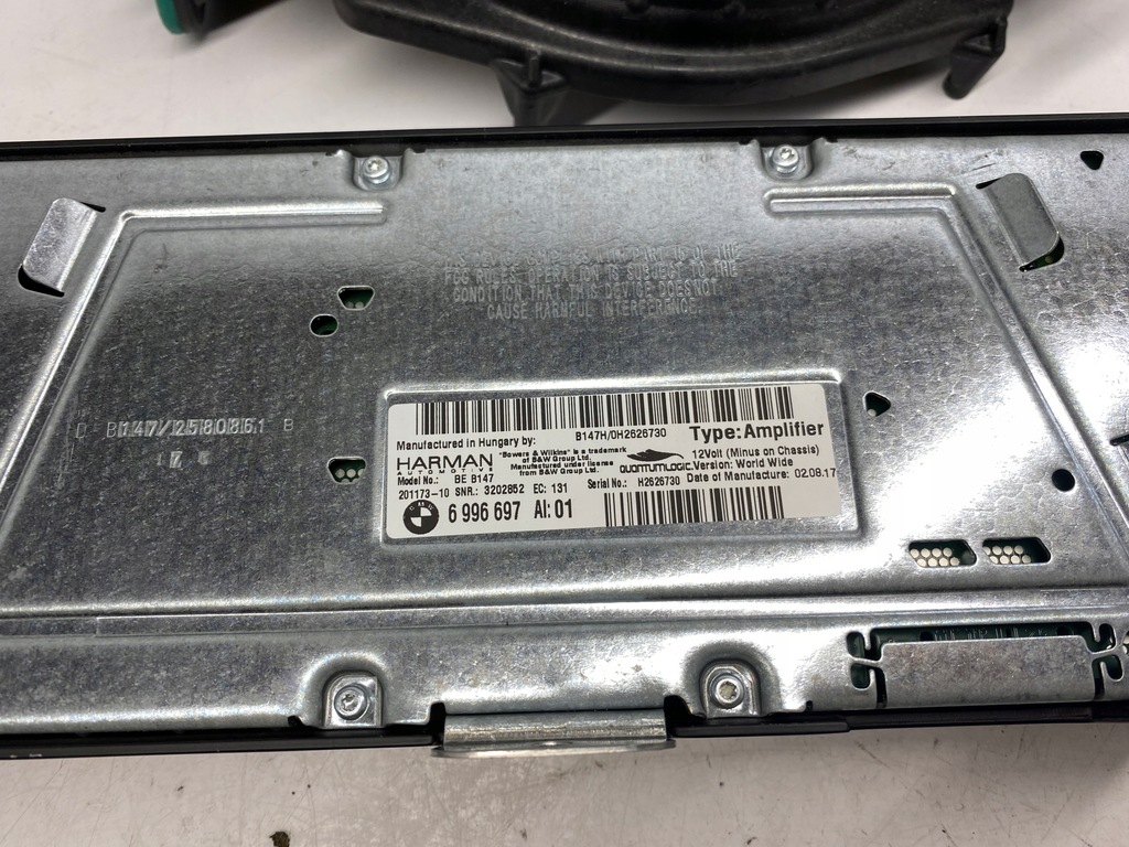 фото №6, Bmw 7 g11 g12 bowers & wilkins усилитель динамики защита рамки