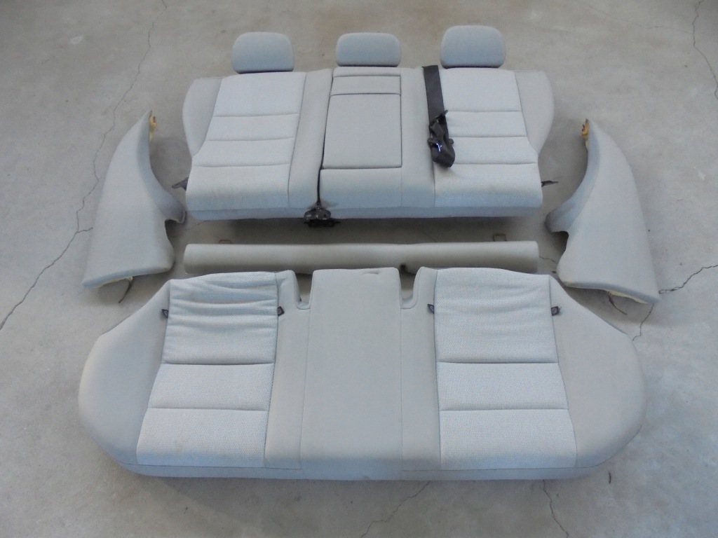 фото №7, Mercedes c klasa w204 kombi комплект сидінь заднє сидіння обшивки