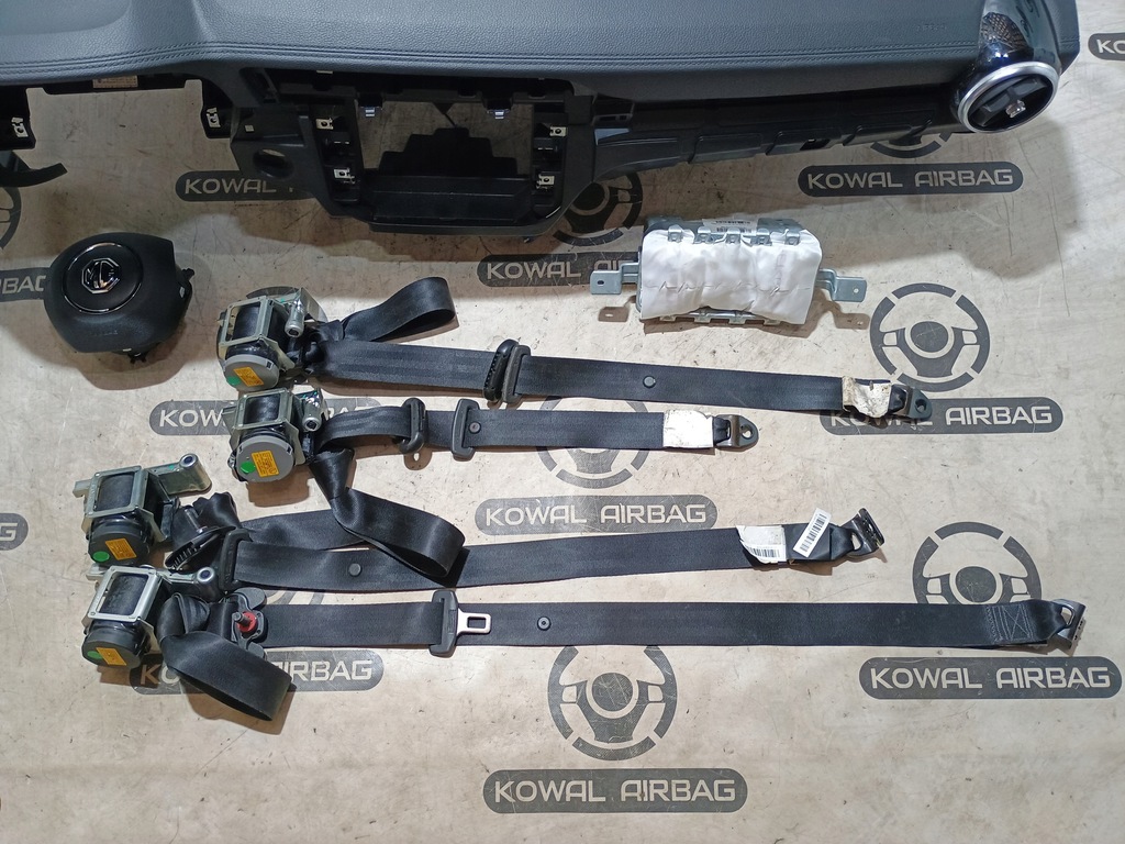 фото №9, Mg zs przed lift зшита панель приладів консоль подушка безпеки подушки безпеки оригінал демонтаж